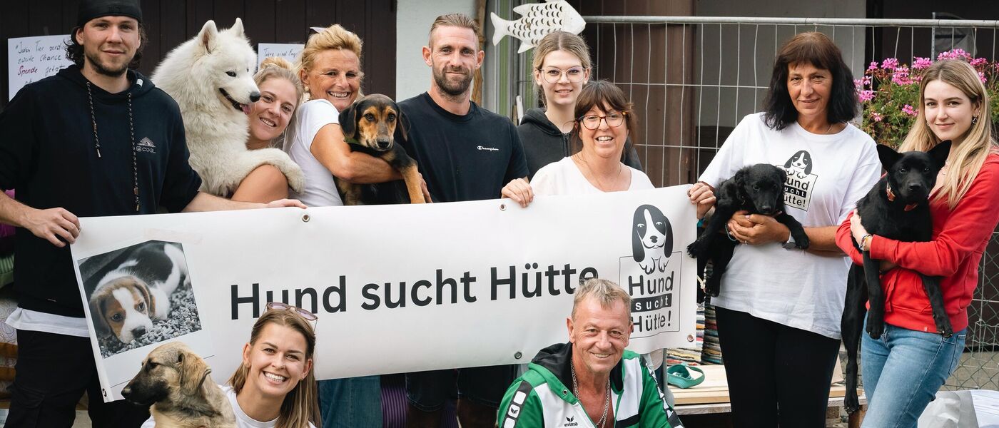 Tierschutzverein Hund sucht Hütte - Titelbild