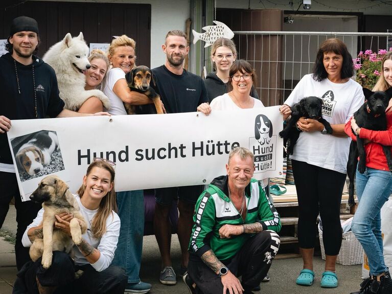Tierschutzverein Hund sucht Hütte - Titelbild